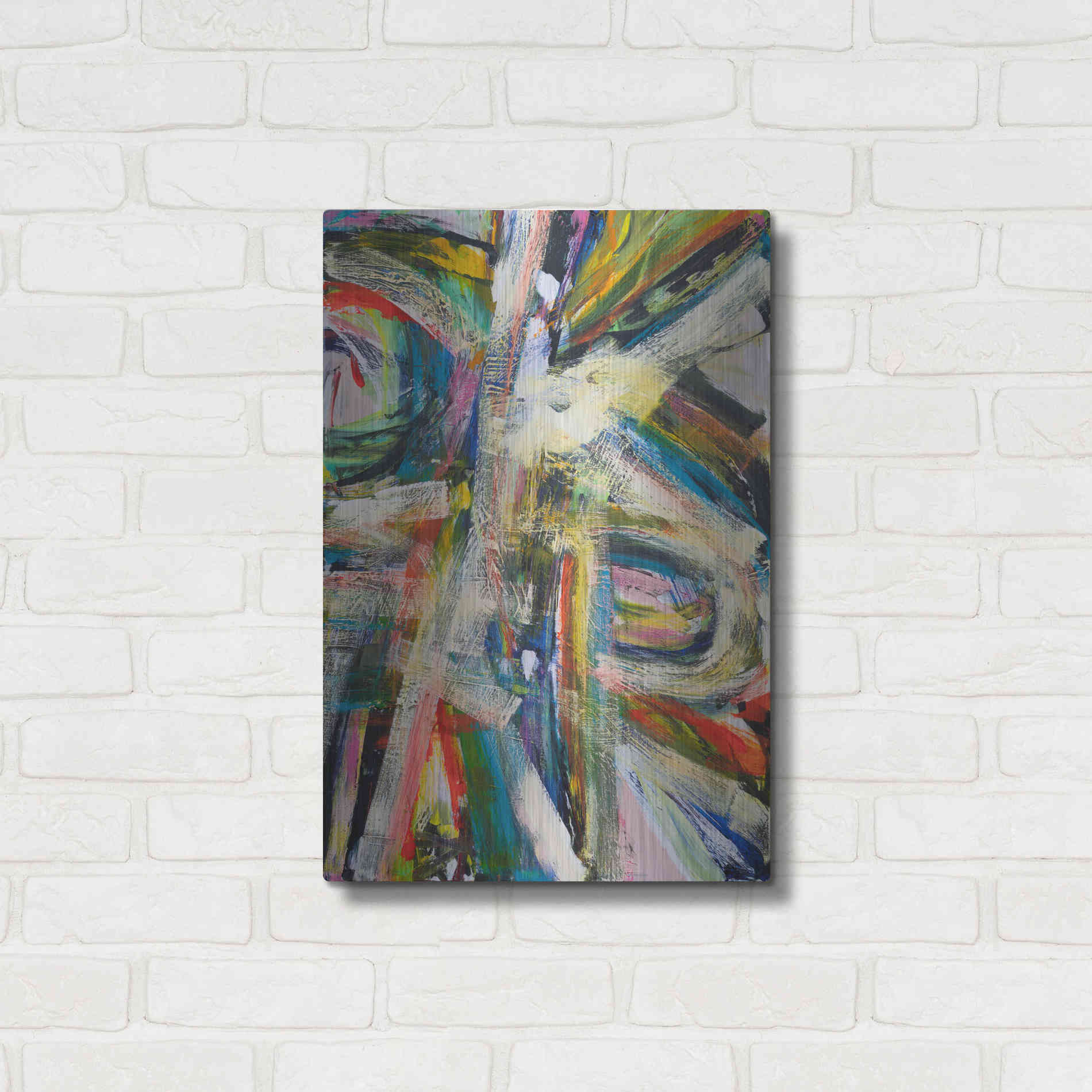 Luxe Metal Art 'Rock Star I' by Jodi Fuchs, Metal Wall Art,16x24