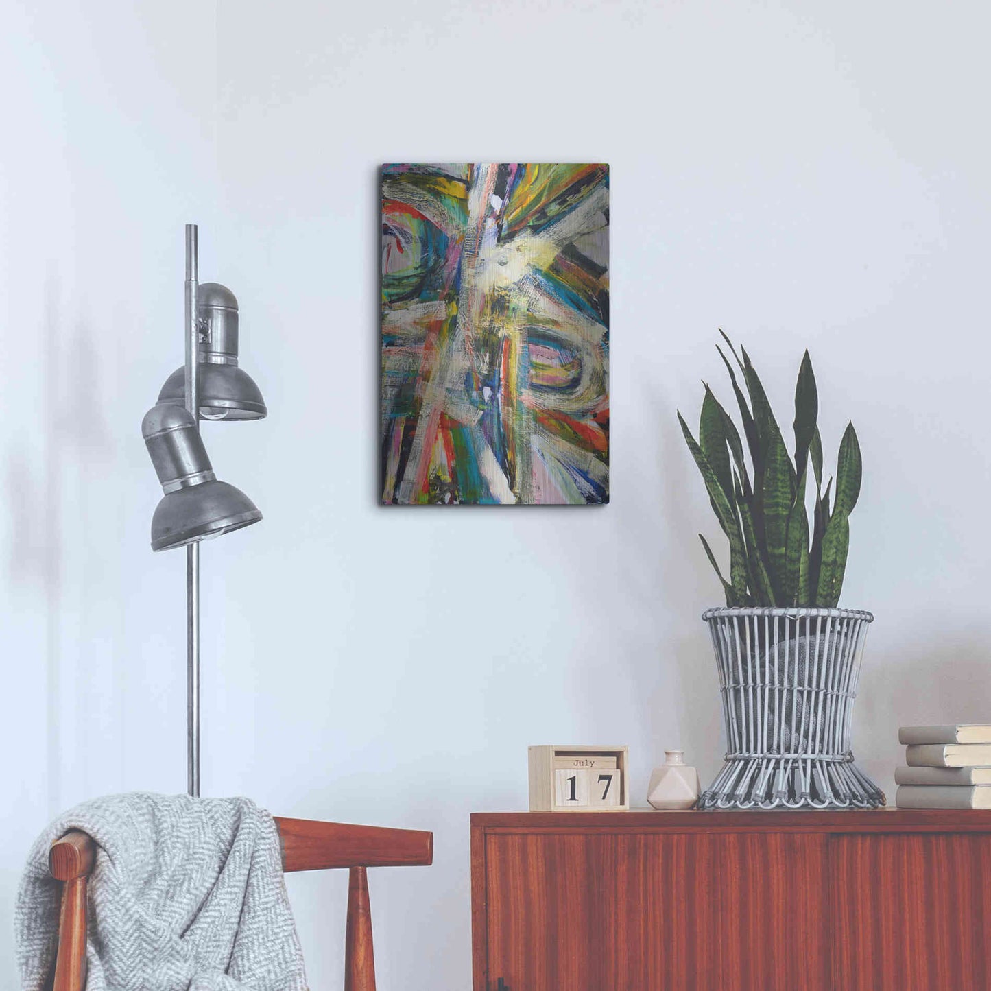 Luxe Metal Art 'Rock Star I' by Jodi Fuchs, Metal Wall Art,16x24