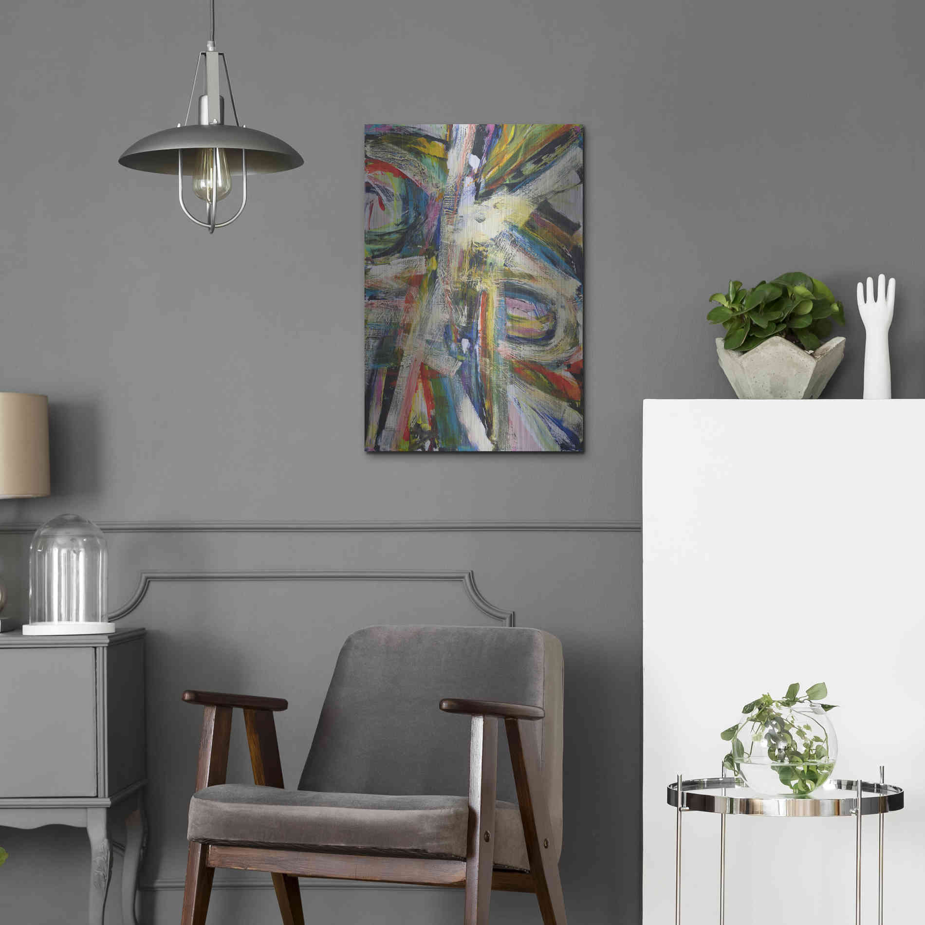 Luxe Metal Art 'Rock Star I' by Jodi Fuchs, Metal Wall Art,16x24