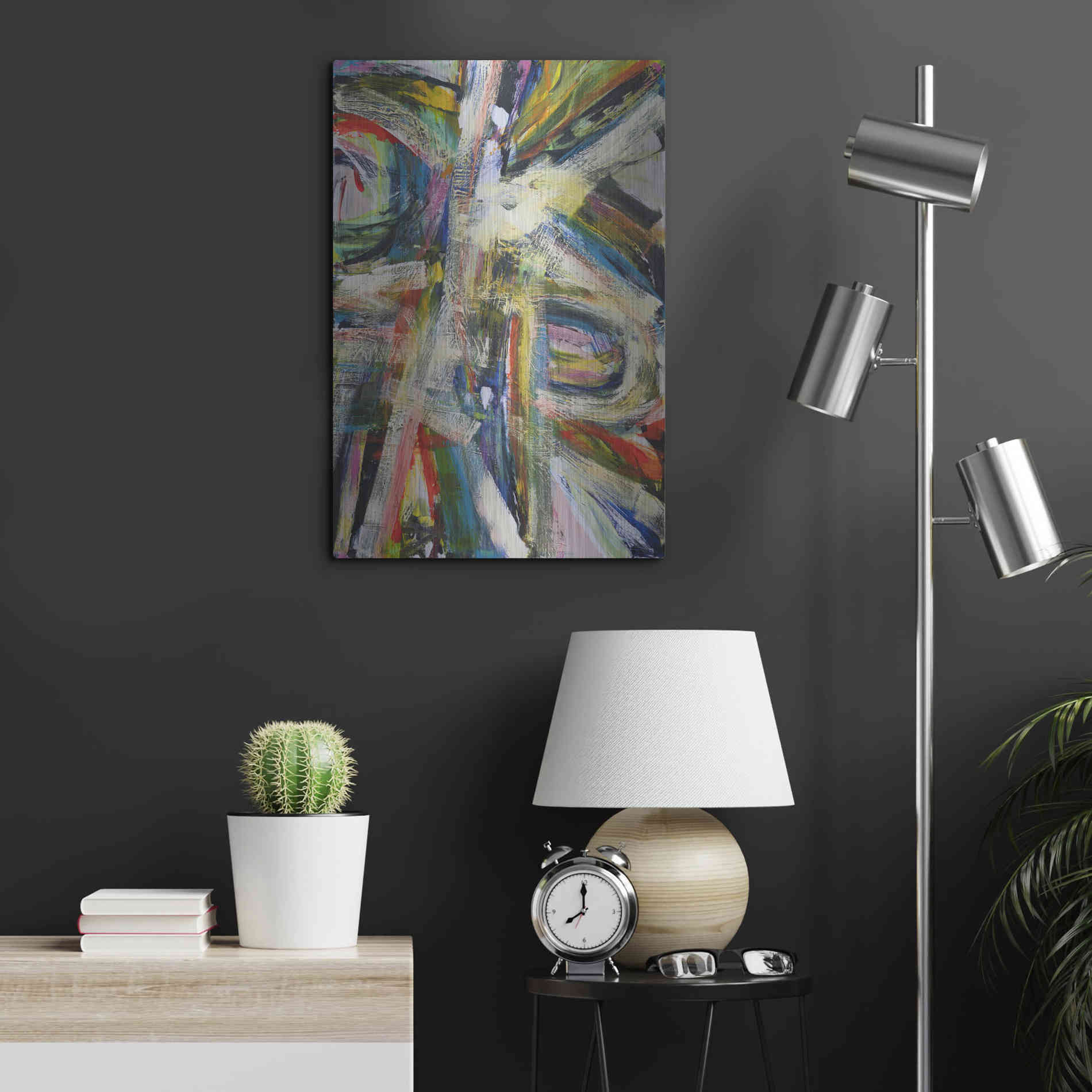 Luxe Metal Art 'Rock Star I' by Jodi Fuchs, Metal Wall Art,16x24