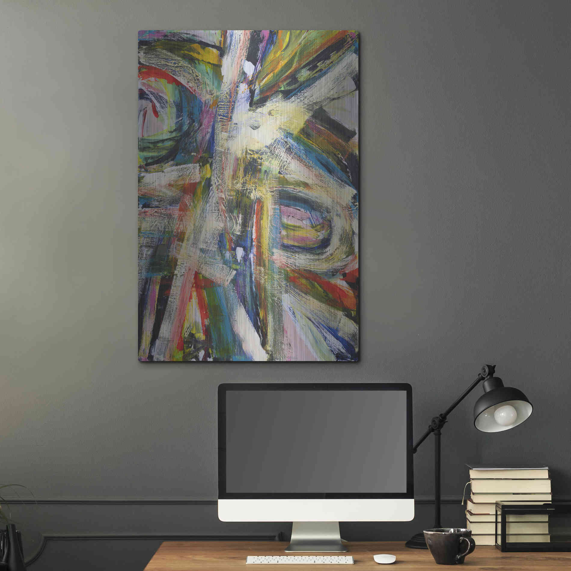 Luxe Metal Art 'Rock Star I' by Jodi Fuchs, Metal Wall Art,24x36
