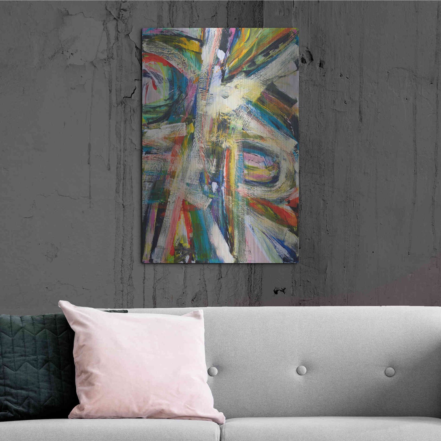 Luxe Metal Art 'Rock Star I' by Jodi Fuchs, Metal Wall Art,24x36