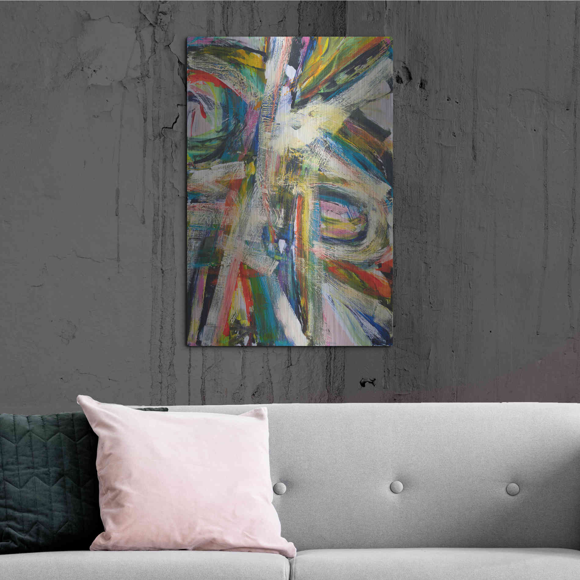 Luxe Metal Art 'Rock Star I' by Jodi Fuchs, Metal Wall Art,24x36