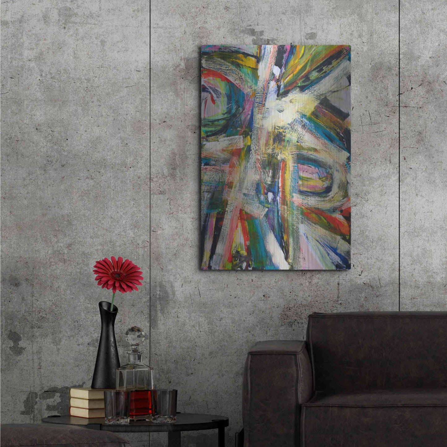 Luxe Metal Art 'Rock Star I' by Jodi Fuchs, Metal Wall Art,24x36