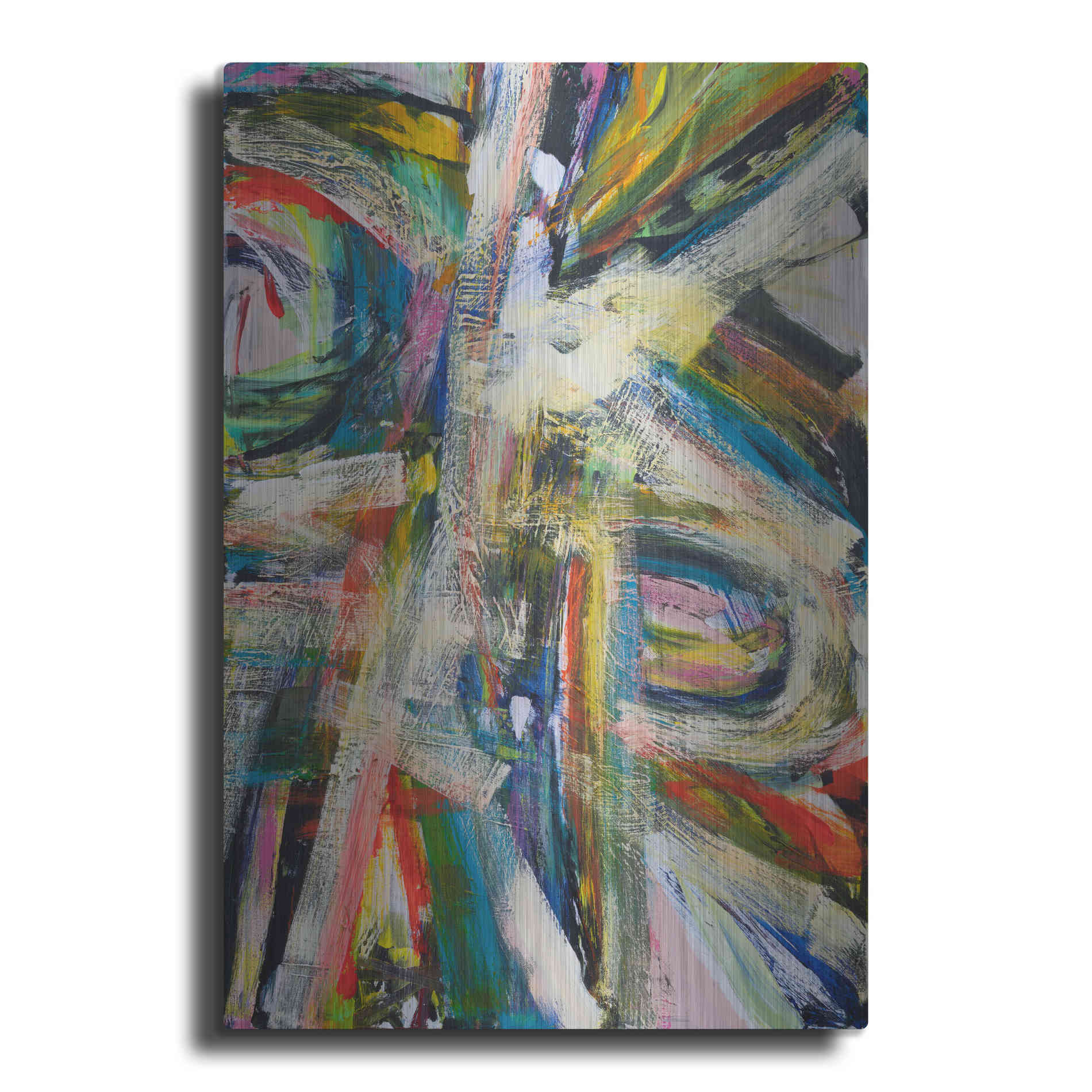 Luxe Metal Art 'Rock Star I' by Jodi Fuchs, Metal Wall Art