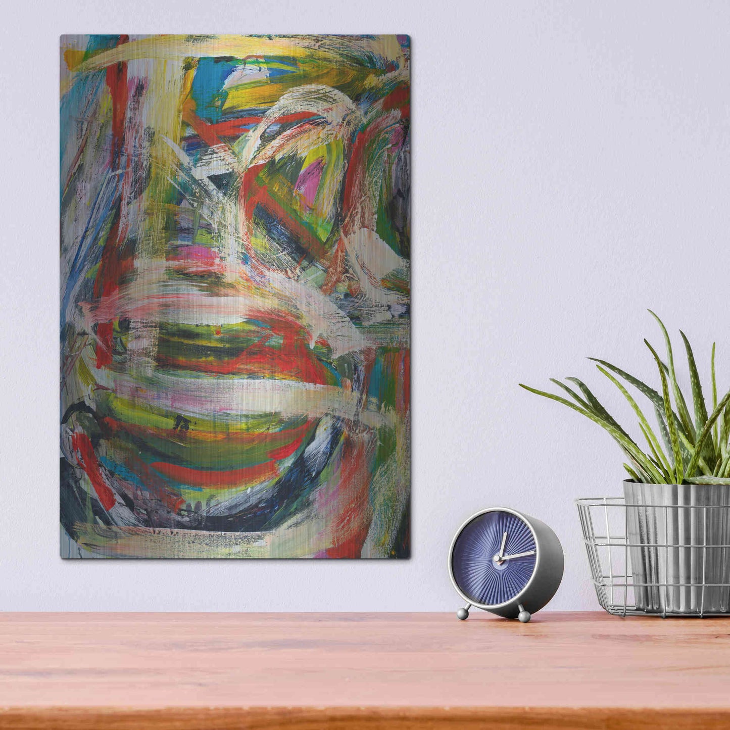 Luxe Metal Art 'Rock Star II' by Jodi Fuchs, Metal Wall Art,12x16