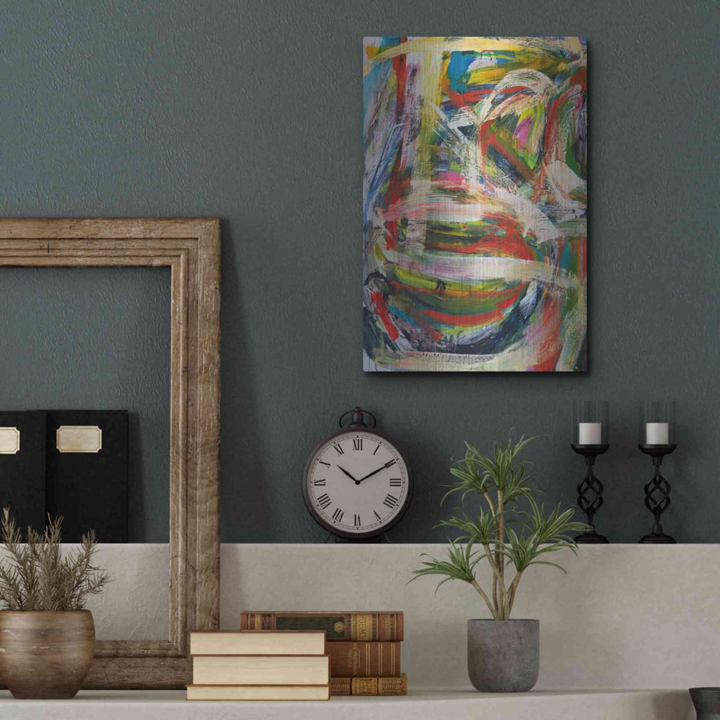 Luxe Metal Art 'Rock Star II' by Jodi Fuchs, Metal Wall Art,12x16