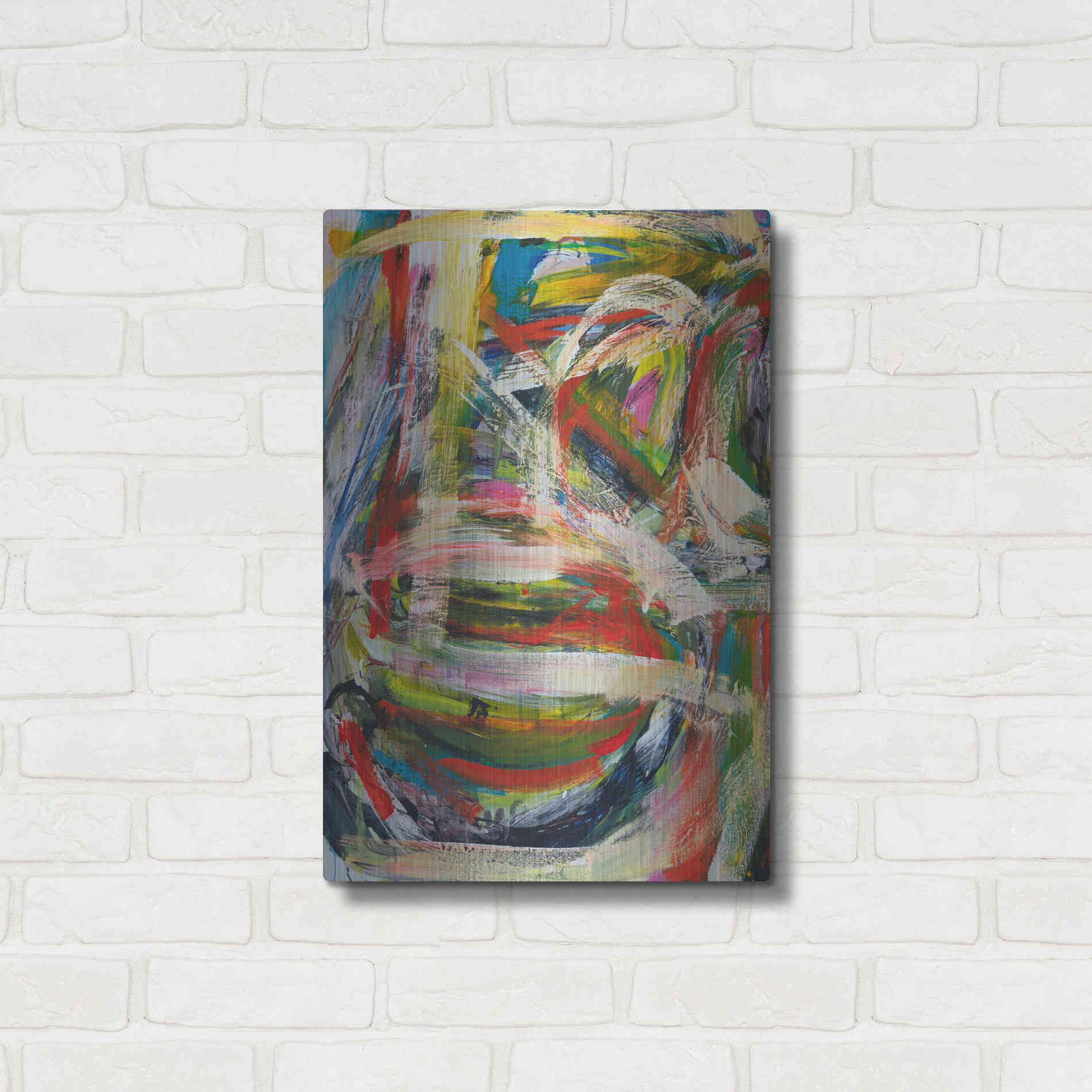 Luxe Metal Art 'Rock Star II' by Jodi Fuchs, Metal Wall Art,16x24