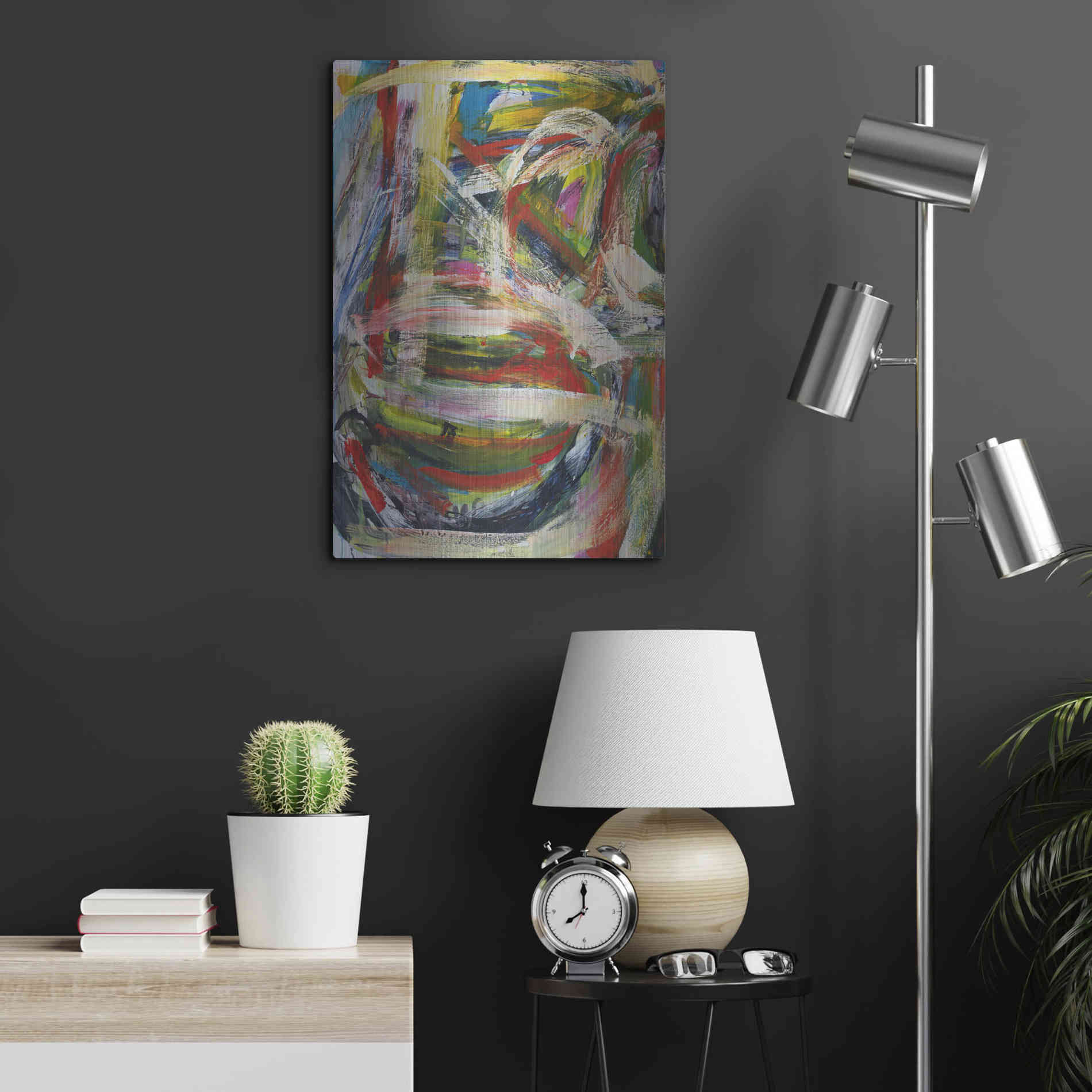 Luxe Metal Art 'Rock Star II' by Jodi Fuchs, Metal Wall Art,16x24