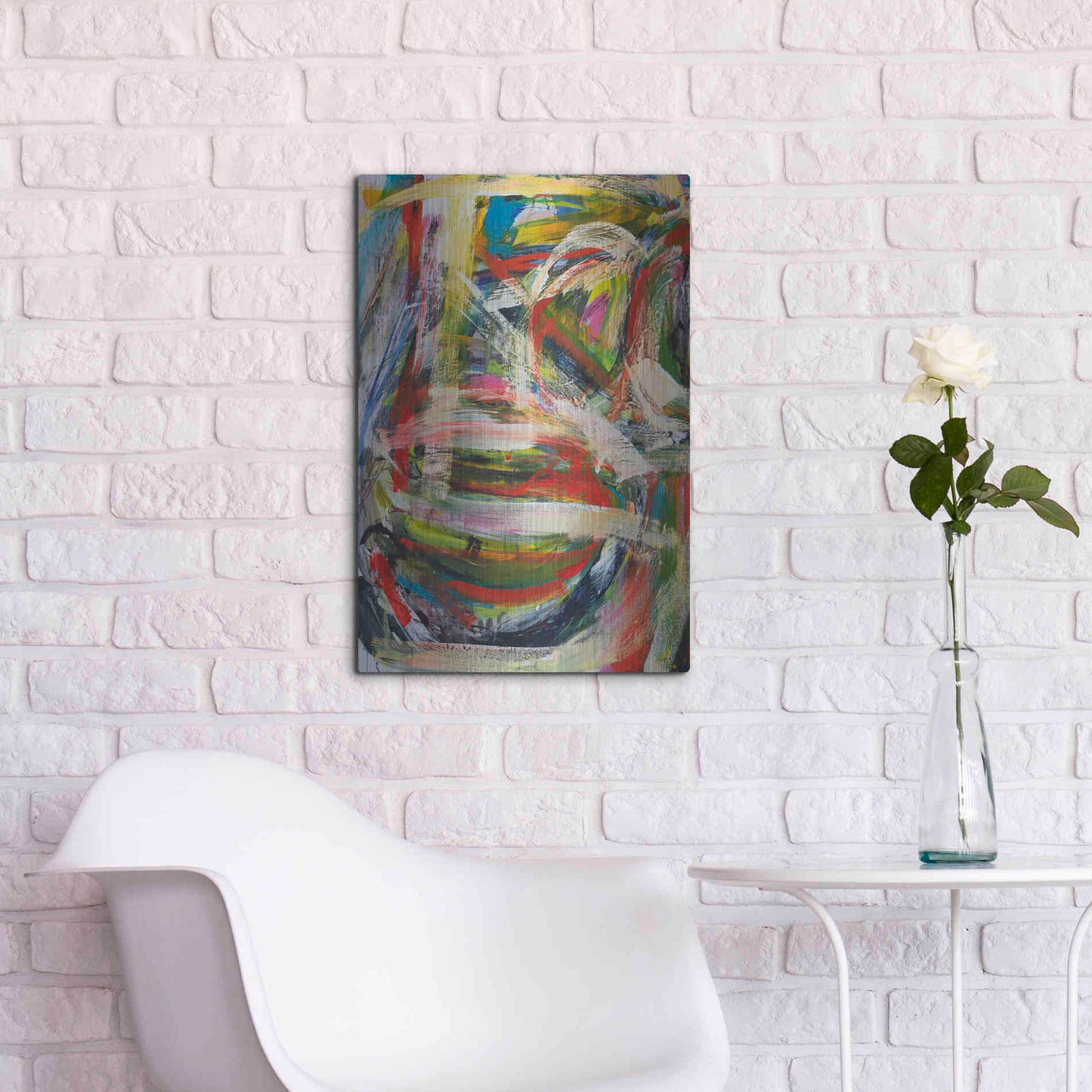 Luxe Metal Art 'Rock Star II' by Jodi Fuchs, Metal Wall Art,16x24
