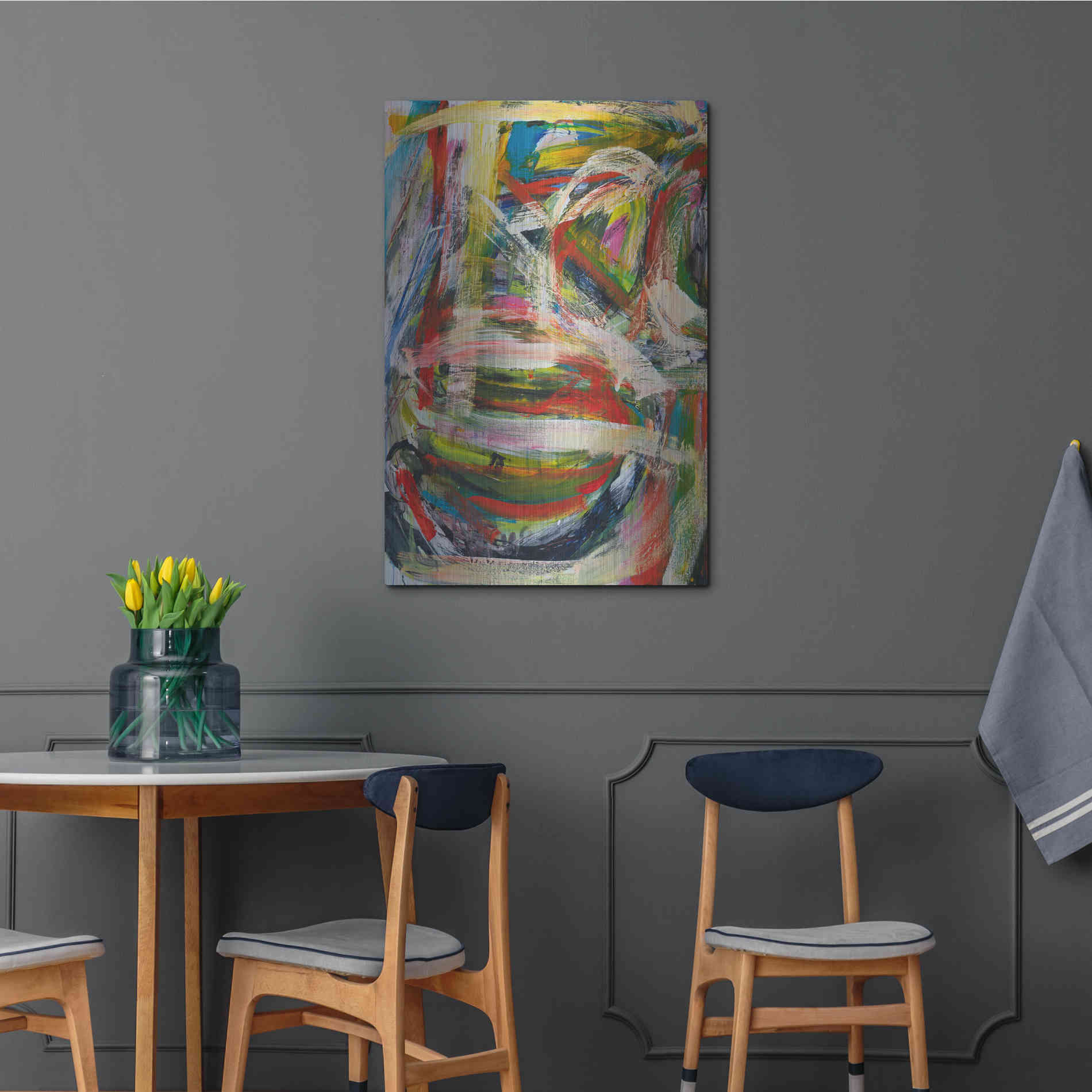 Luxe Metal Art 'Rock Star II' by Jodi Fuchs, Metal Wall Art,24x36