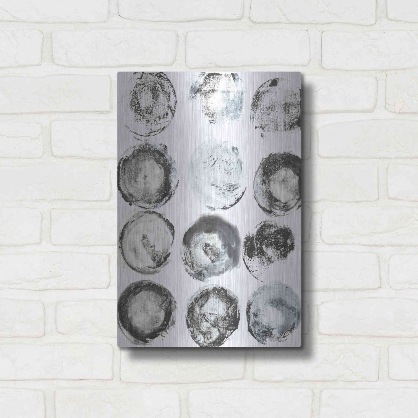 Luxe Metal Art 'BandW Imprint I' by Jodi Fuchs, Metal Wall Art,12x16