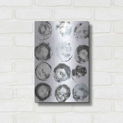 Luxe Metal Art 'BandW Imprint I' by Jodi Fuchs, Metal Wall Art,12x16