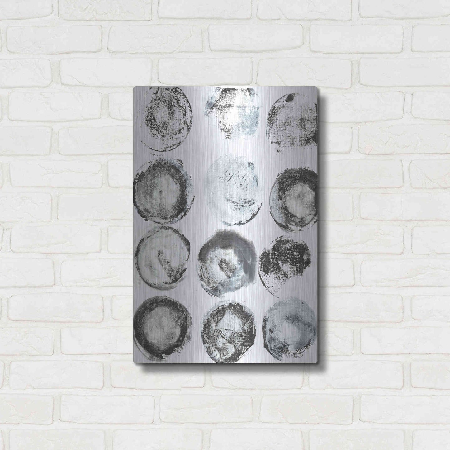 Luxe Metal Art 'BandW Imprint I' by Jodi Fuchs, Metal Wall Art,16x24