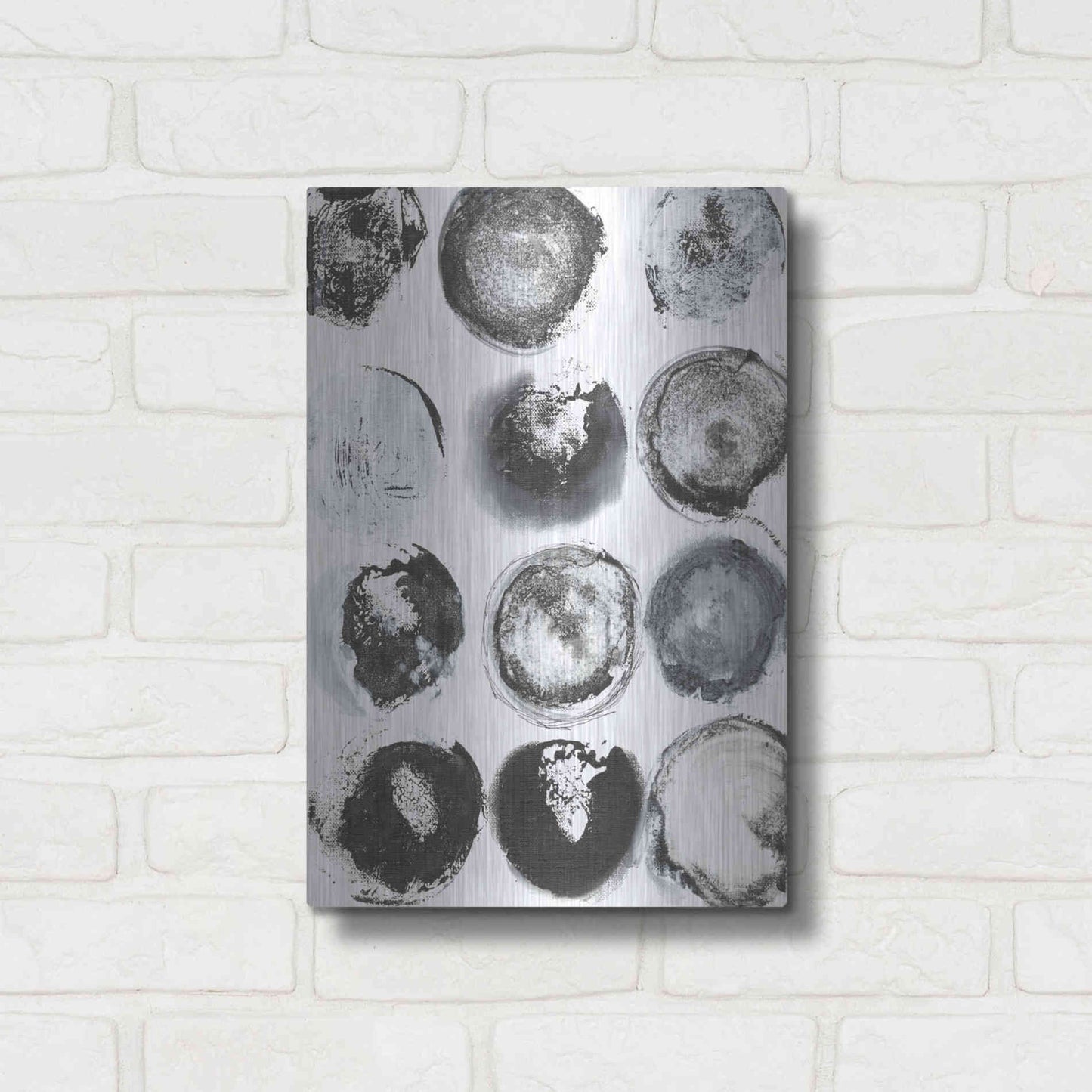 Luxe Metal Art 'BandW Imprint II' by Jodi Fuchs, Metal Wall Art,12x16