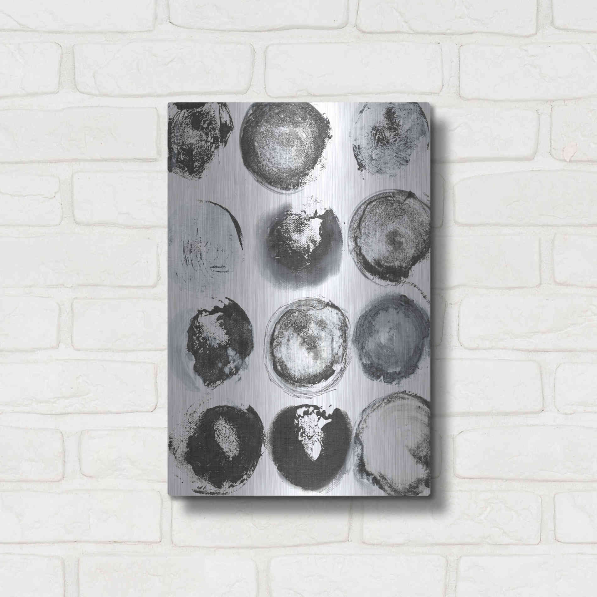 Luxe Metal Art 'BandW Imprint II' by Jodi Fuchs, Metal Wall Art,12x16