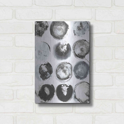 Luxe Metal Art 'BandW Imprint II' by Jodi Fuchs, Metal Wall Art,12x16