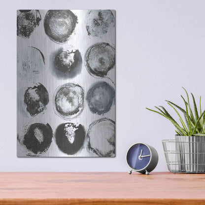 Luxe Metal Art 'BandW Imprint II' by Jodi Fuchs, Metal Wall Art,12x16