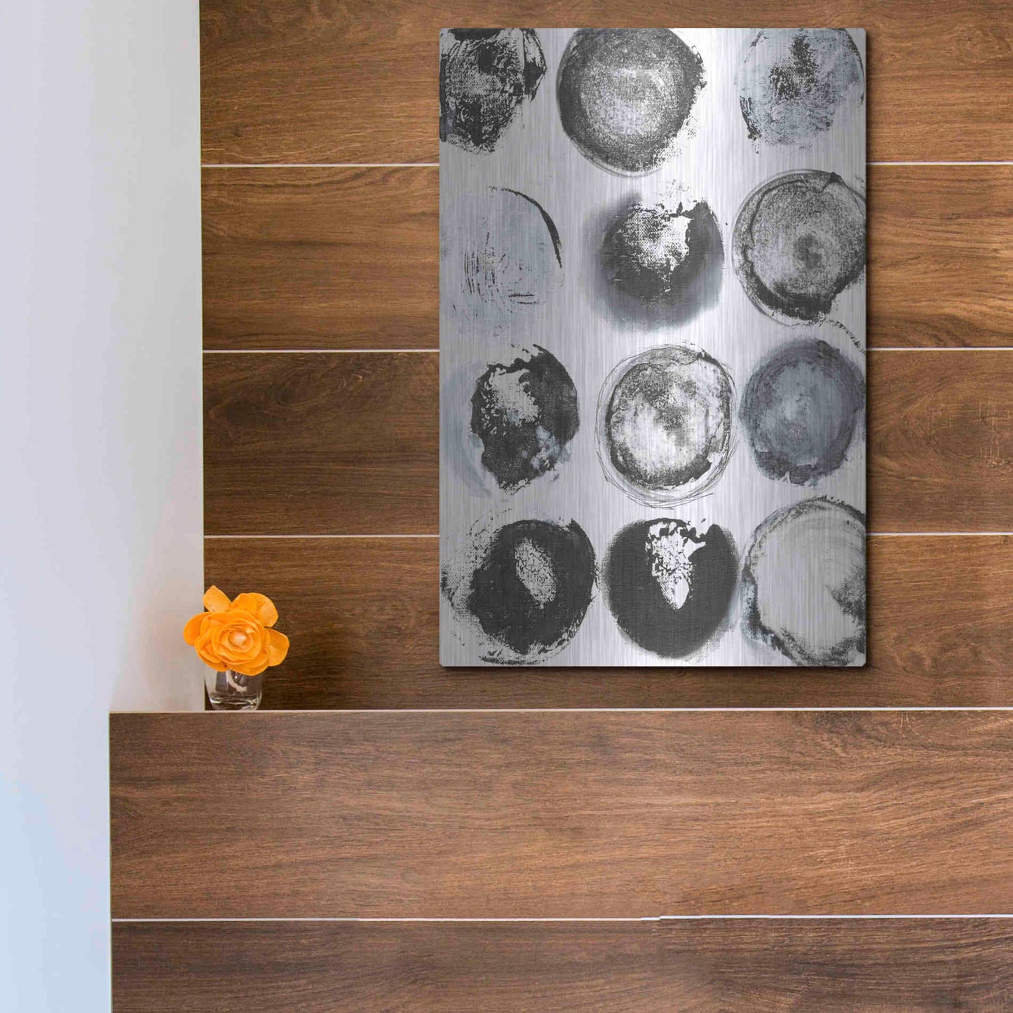 Luxe Metal Art 'BandW Imprint II' by Jodi Fuchs, Metal Wall Art,12x16