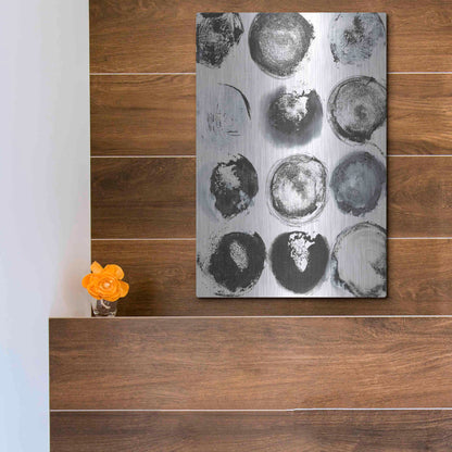 Luxe Metal Art 'BandW Imprint II' by Jodi Fuchs, Metal Wall Art,12x16