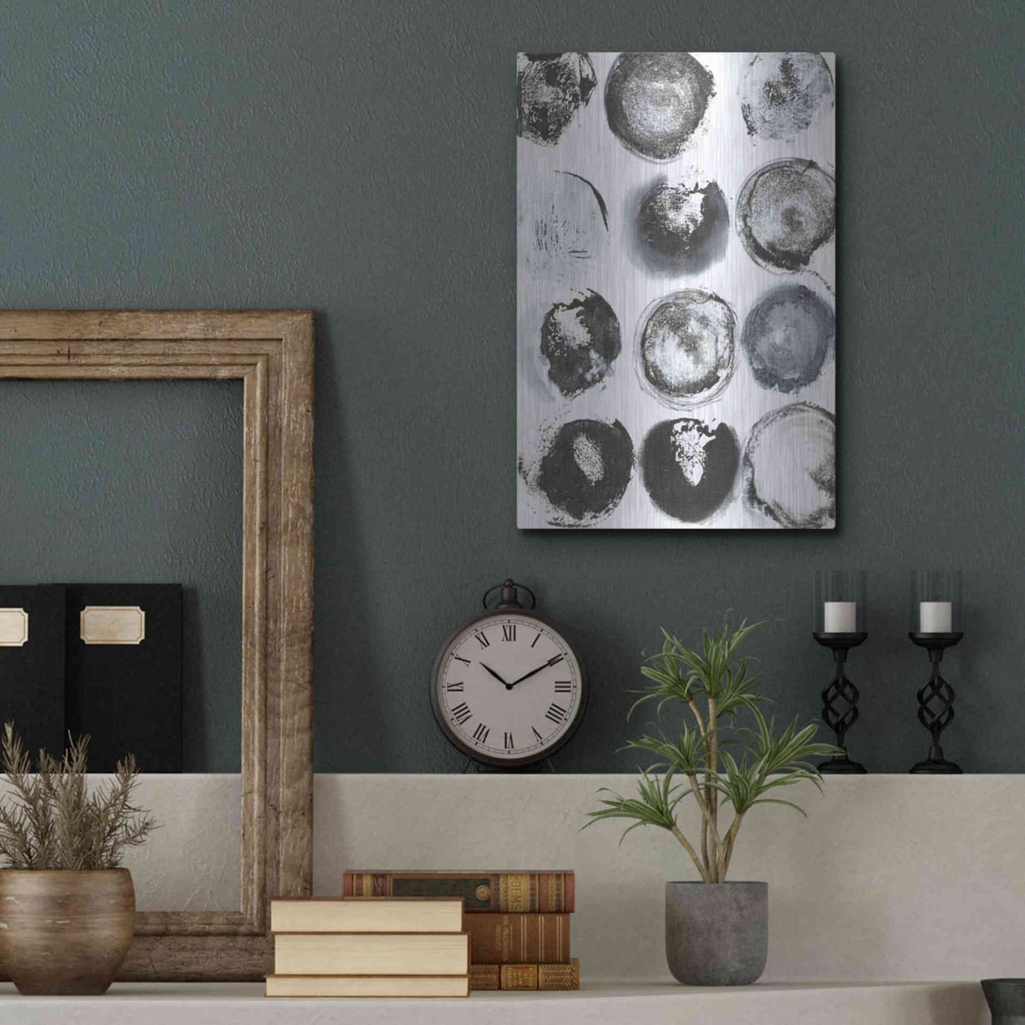 Luxe Metal Art 'BandW Imprint II' by Jodi Fuchs, Metal Wall Art,12x16