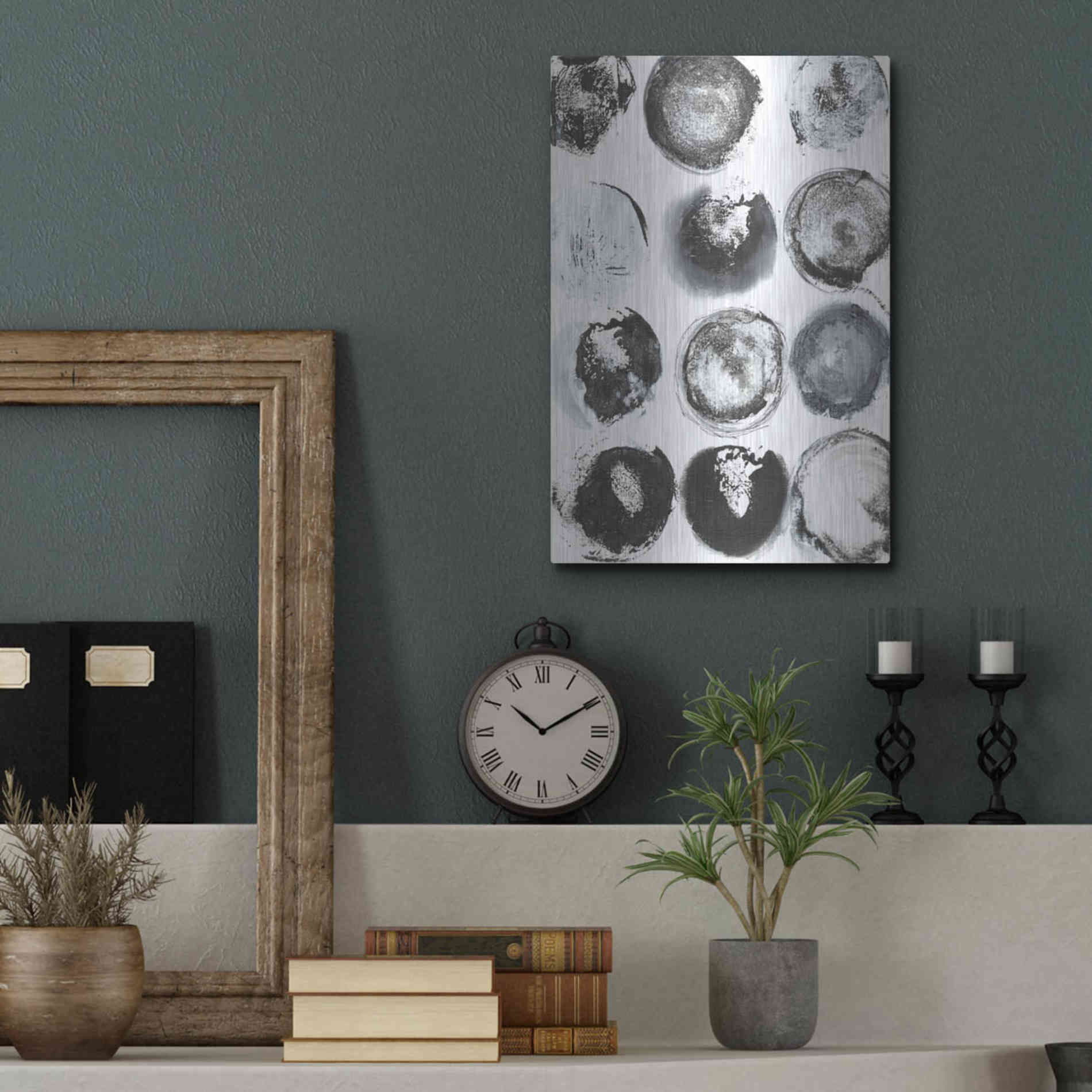 Luxe Metal Art 'BandW Imprint II' by Jodi Fuchs, Metal Wall Art,12x16