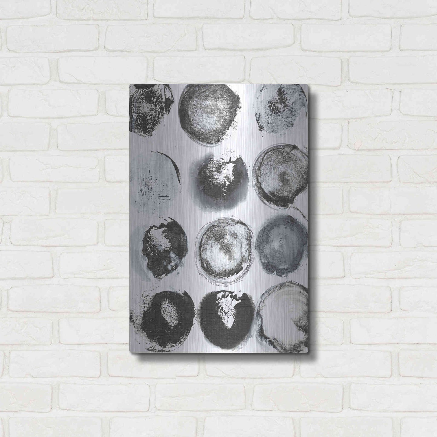 Luxe Metal Art 'BandW Imprint II' by Jodi Fuchs, Metal Wall Art,16x24