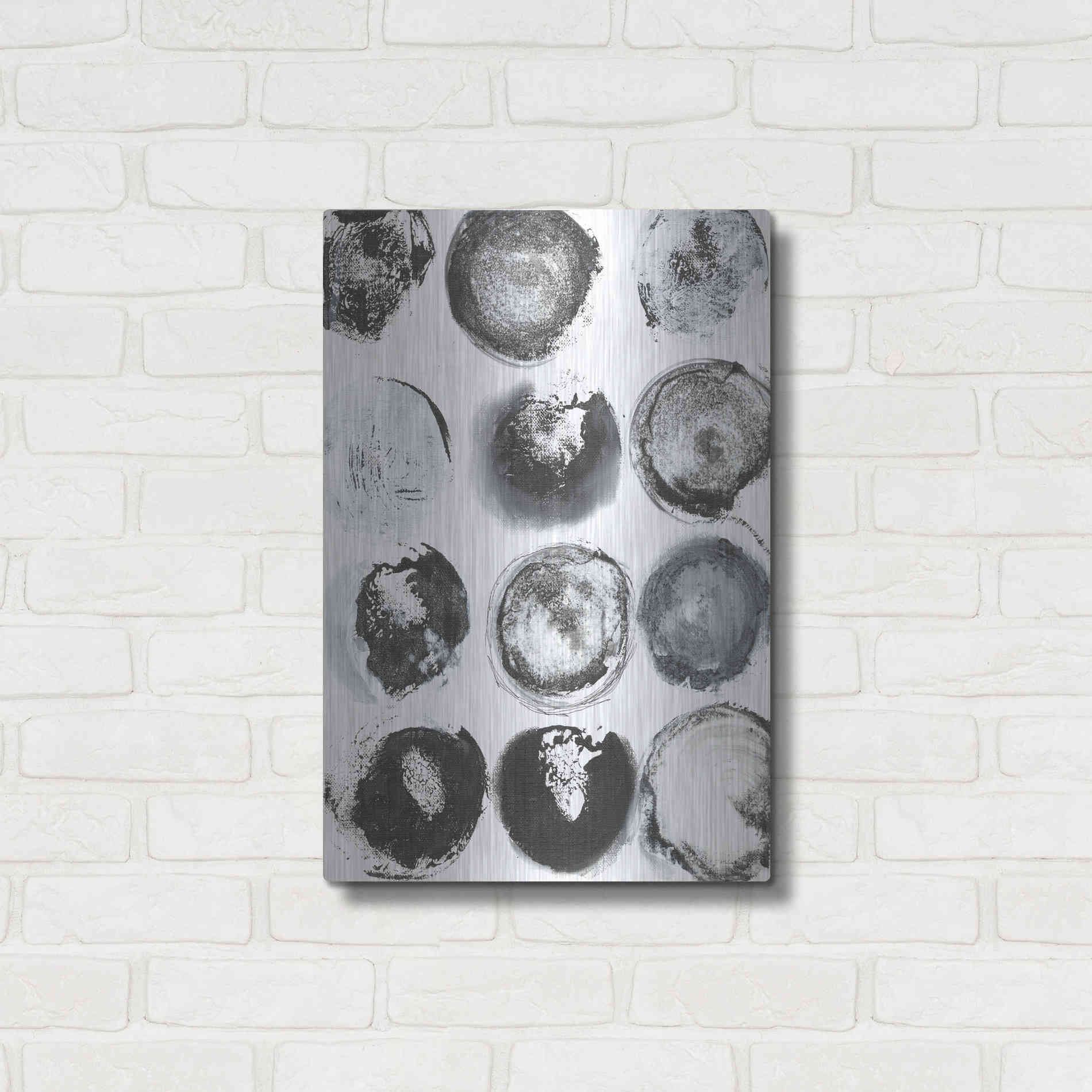 Luxe Metal Art 'BandW Imprint II' by Jodi Fuchs, Metal Wall Art,16x24