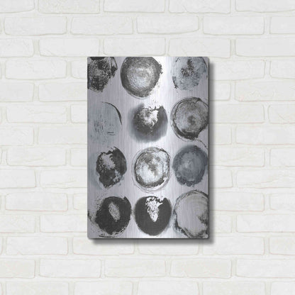 Luxe Metal Art 'BandW Imprint II' by Jodi Fuchs, Metal Wall Art,16x24