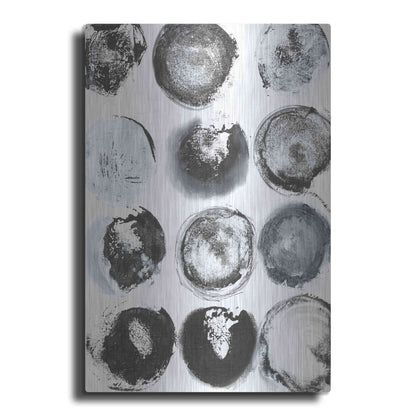 Luxe Metal Art 'BandW Imprint II' by Jodi Fuchs, Metal Wall Art