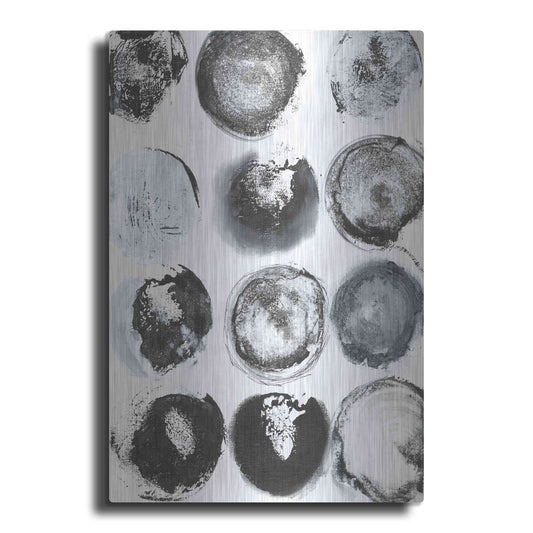 Luxe Metal Art 'BandW Imprint II' by Jodi Fuchs, Metal Wall Art