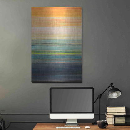 Luxe Metal Art 'The Magic Hour I' by Jodi Fuchs, Metal Wall Art,24x36