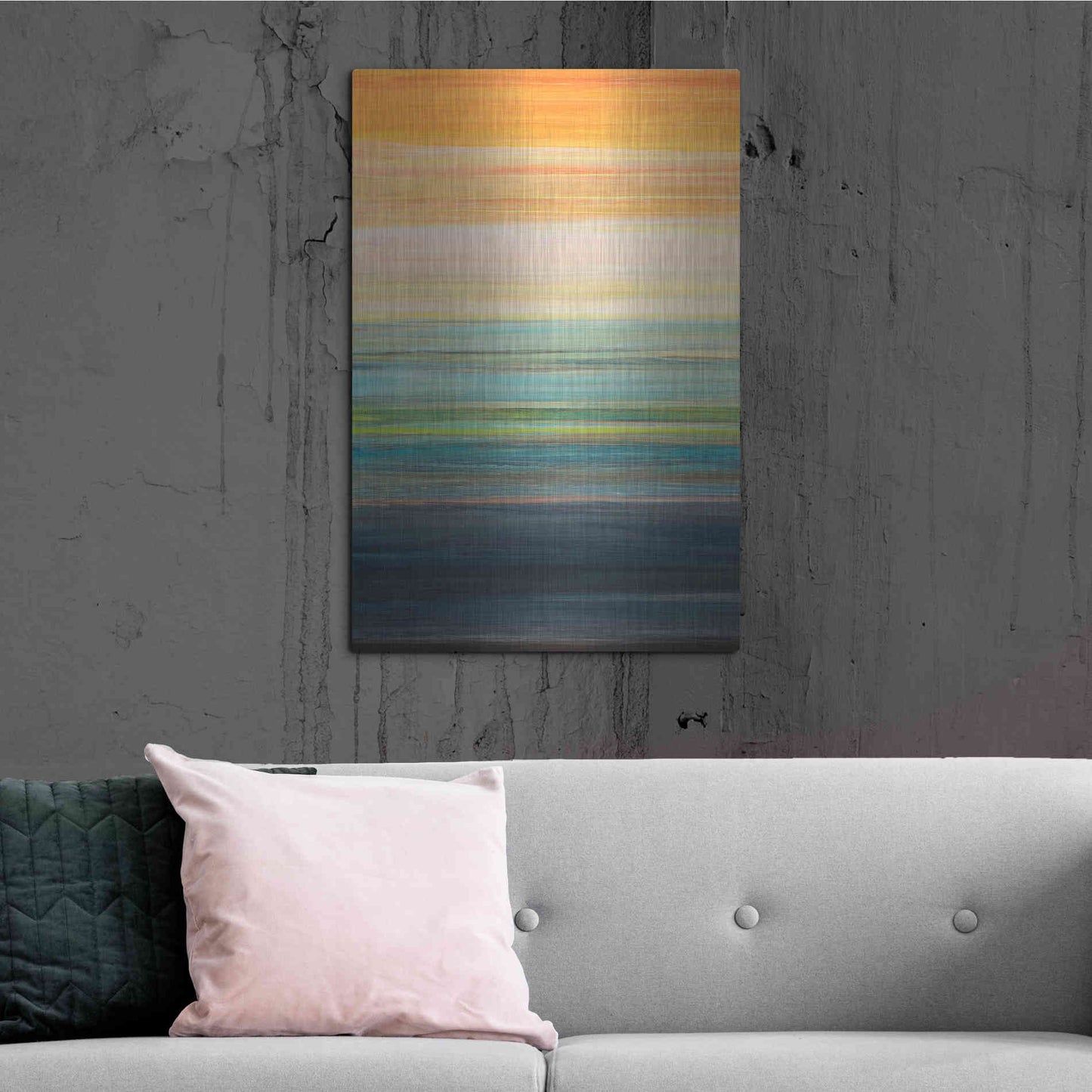Luxe Metal Art 'The Magic Hour I' by Jodi Fuchs, Metal Wall Art,24x36