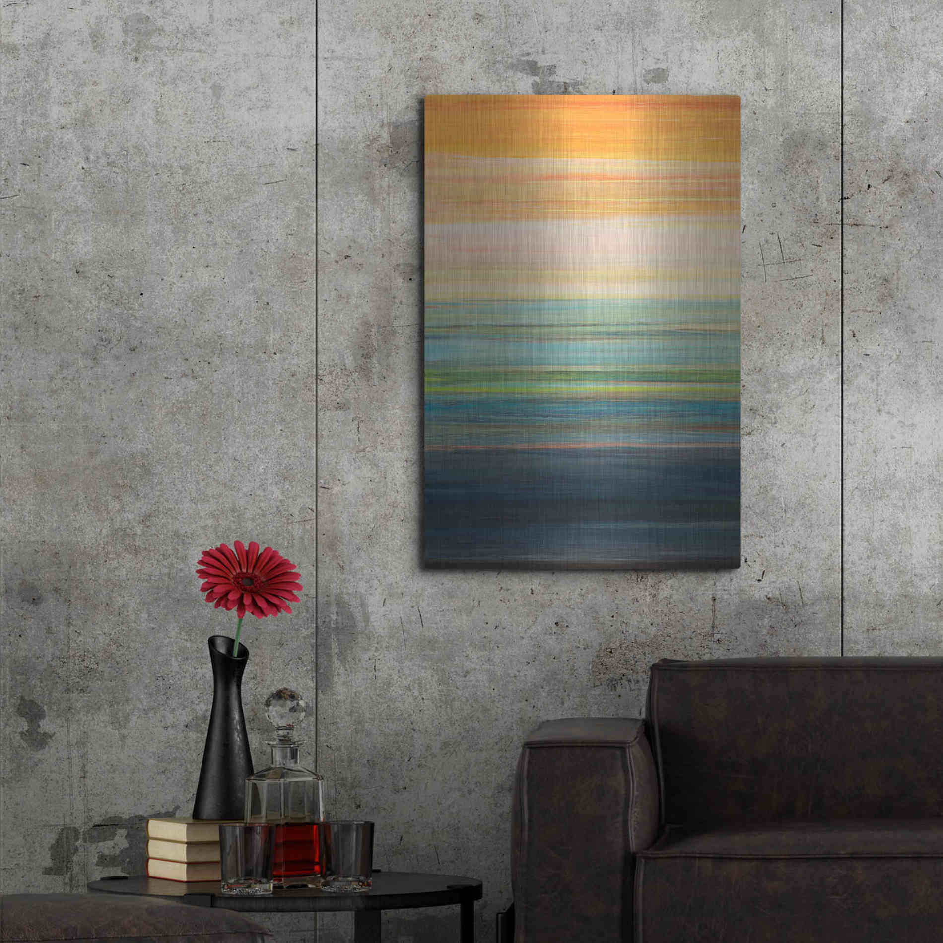 Luxe Metal Art 'The Magic Hour I' by Jodi Fuchs, Metal Wall Art,24x36
