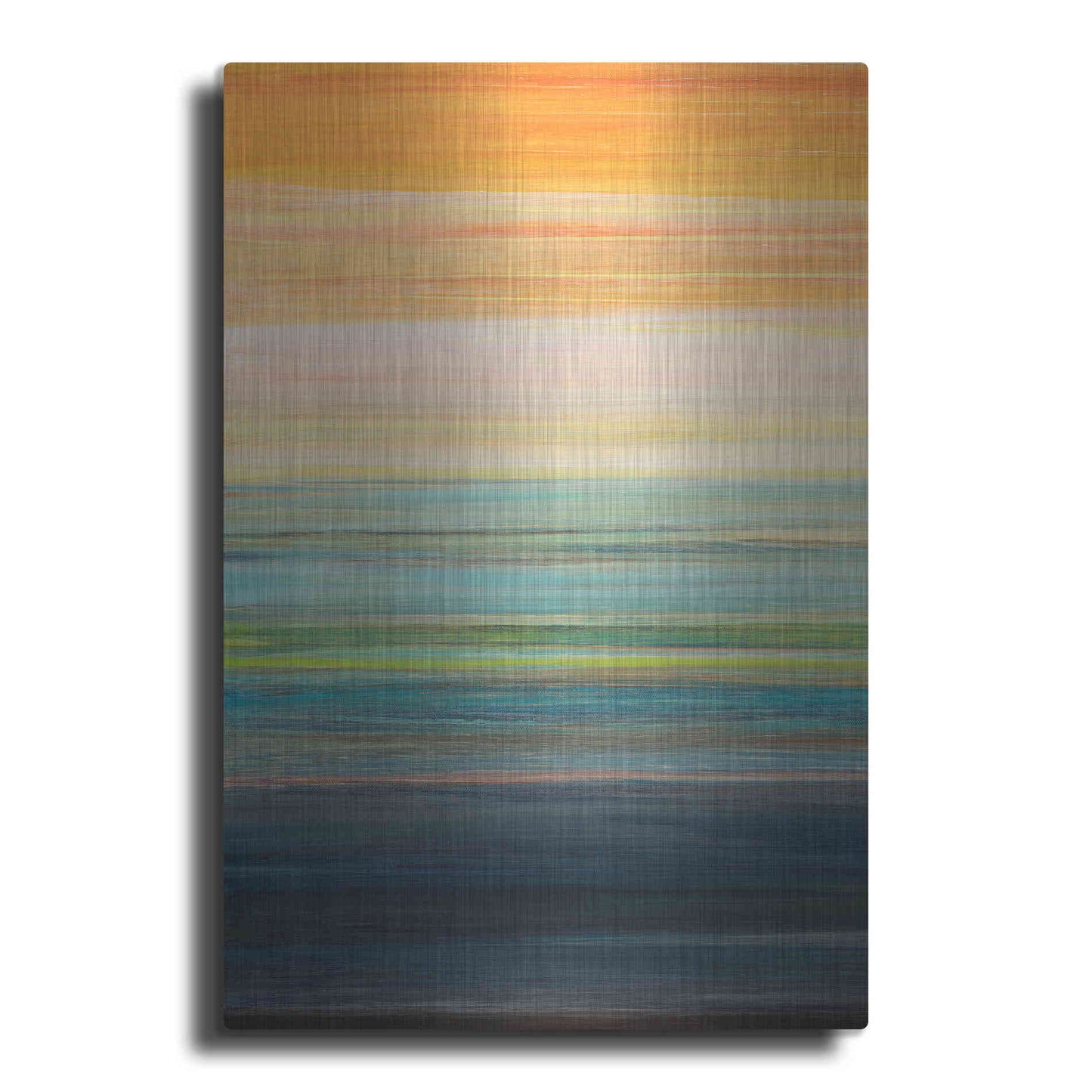 Luxe Metal Art 'The Magic Hour I' by Jodi Fuchs, Metal Wall Art