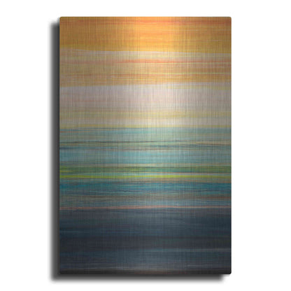 Luxe Metal Art 'The Magic Hour I' by Jodi Fuchs, Metal Wall Art