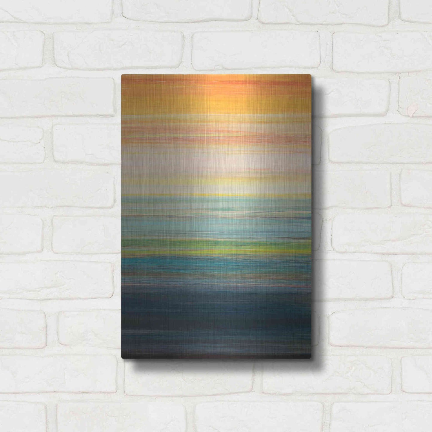 Luxe Metal Art 'The Magic Hour II' by Jodi Fuchs, Metal Wall Art,12x16