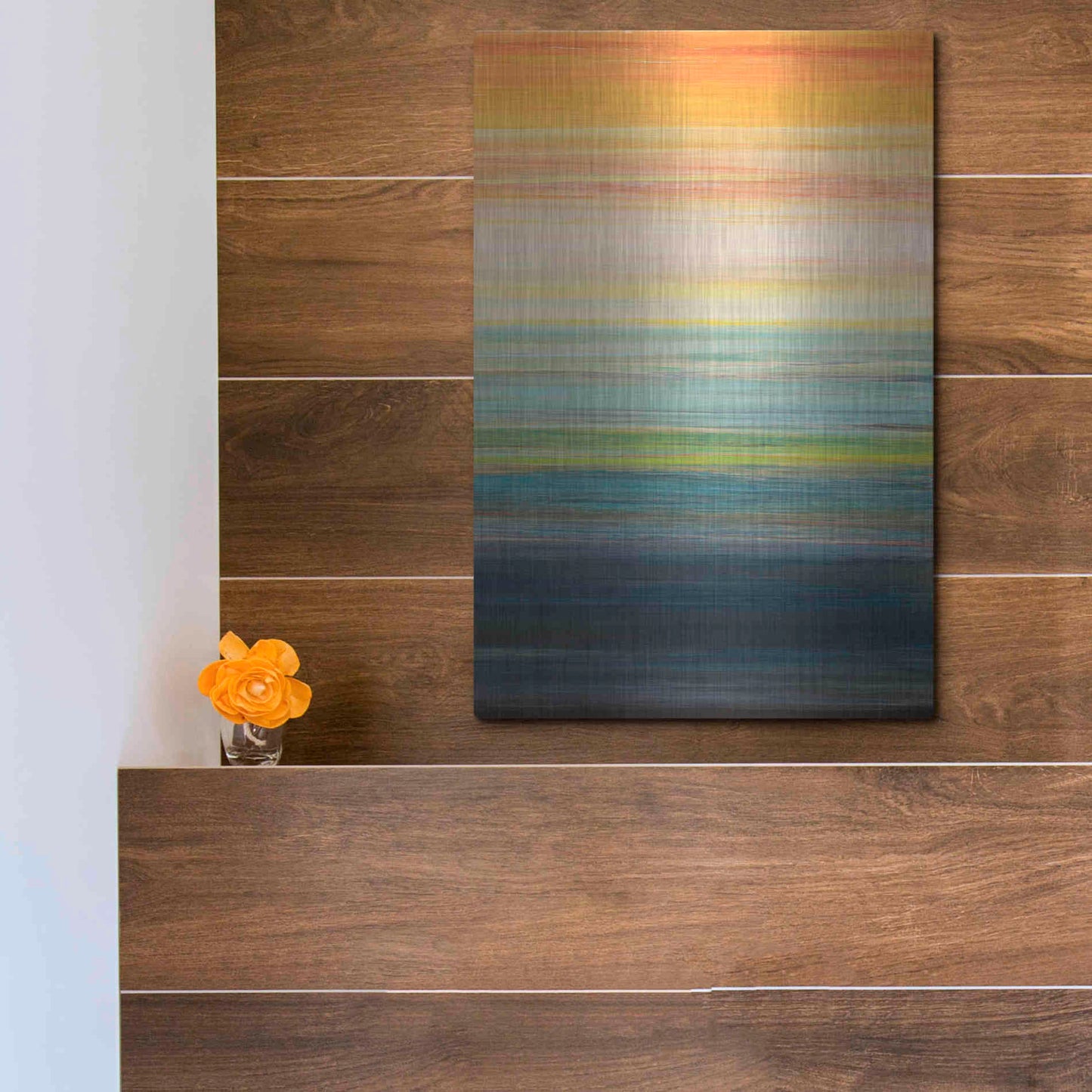 Luxe Metal Art 'The Magic Hour II' by Jodi Fuchs, Metal Wall Art,12x16