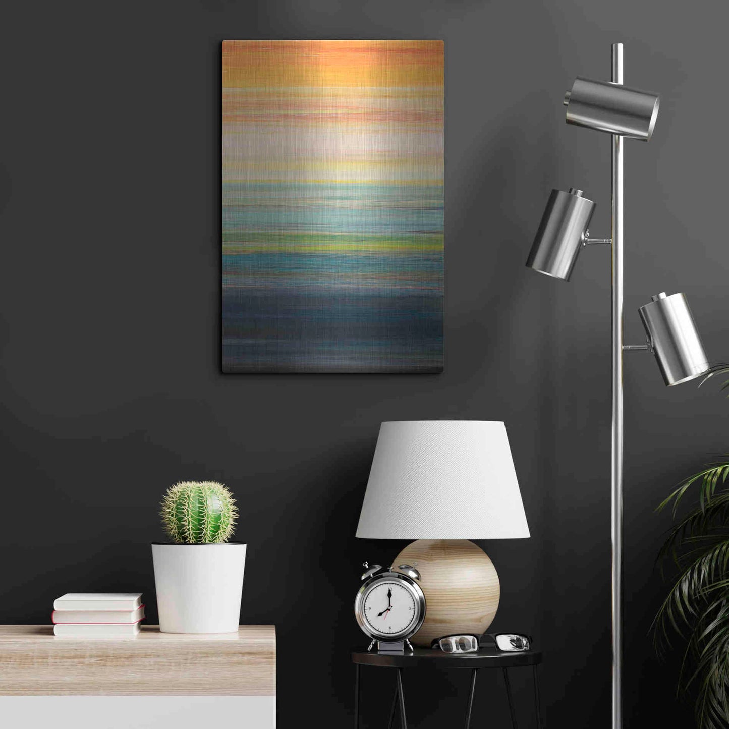 Luxe Metal Art 'The Magic Hour II' by Jodi Fuchs, Metal Wall Art,16x24