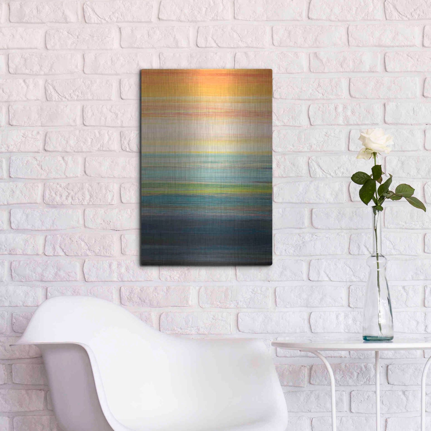 Luxe Metal Art 'The Magic Hour II' by Jodi Fuchs, Metal Wall Art,16x24