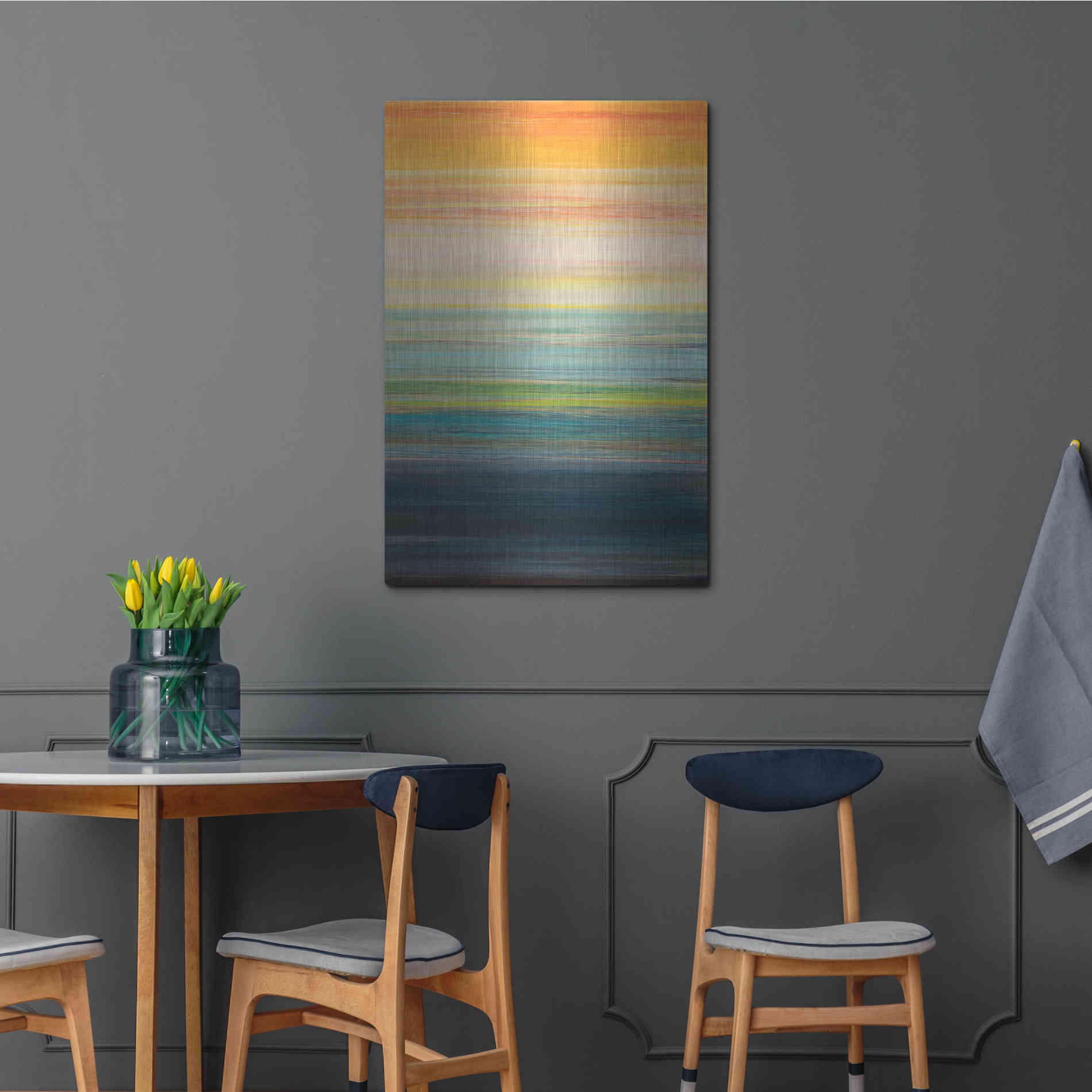 Luxe Metal Art 'The Magic Hour II' by Jodi Fuchs, Metal Wall Art,24x36