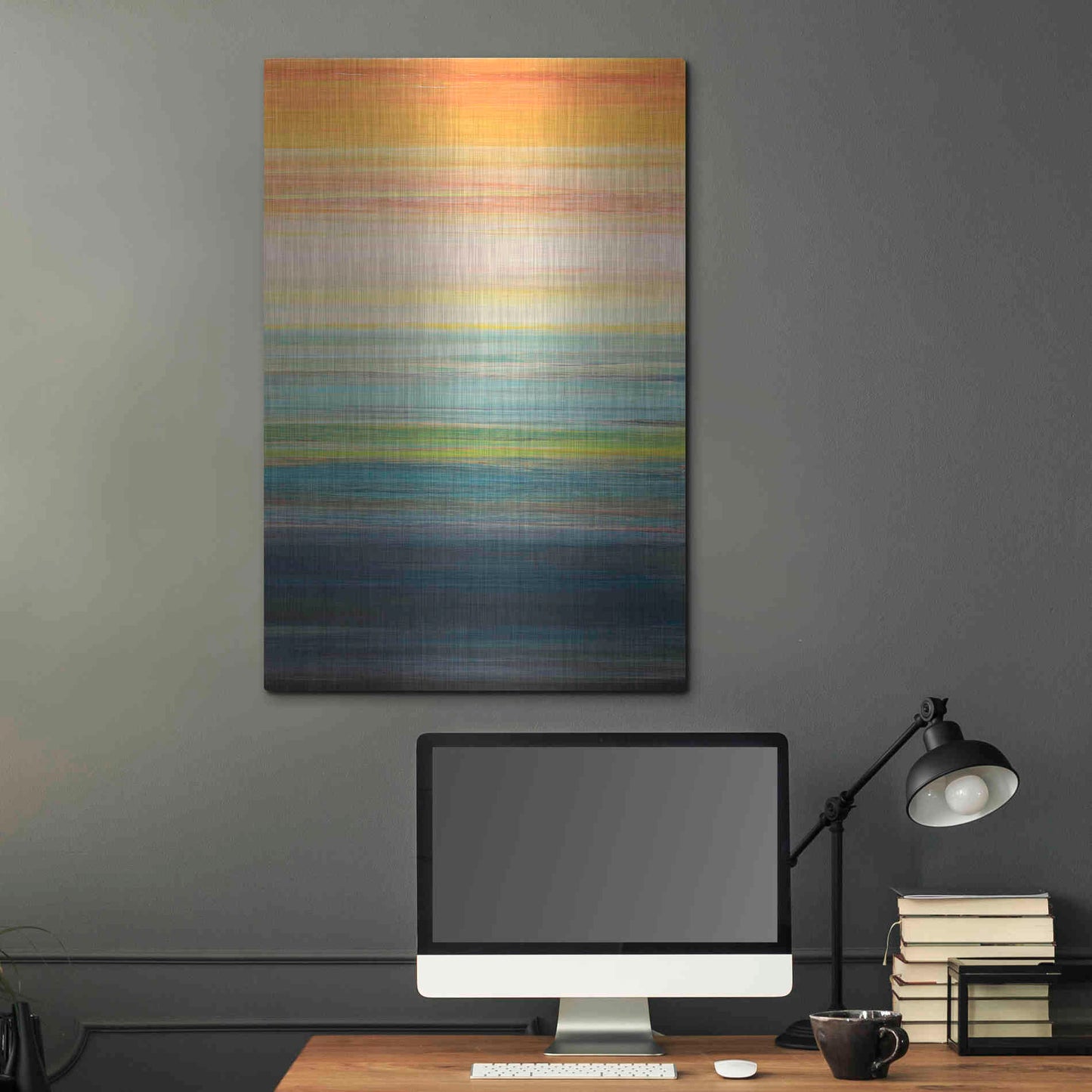 Luxe Metal Art 'The Magic Hour II' by Jodi Fuchs, Metal Wall Art,24x36