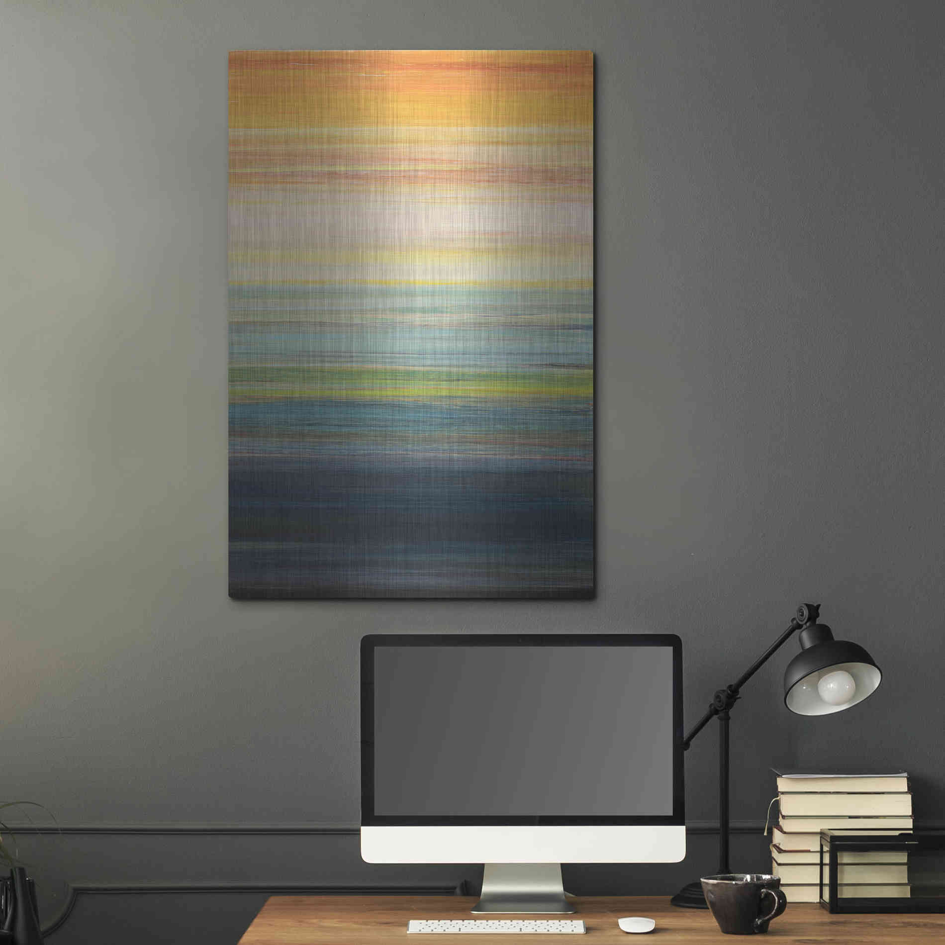 Luxe Metal Art 'The Magic Hour II' by Jodi Fuchs, Metal Wall Art,24x36