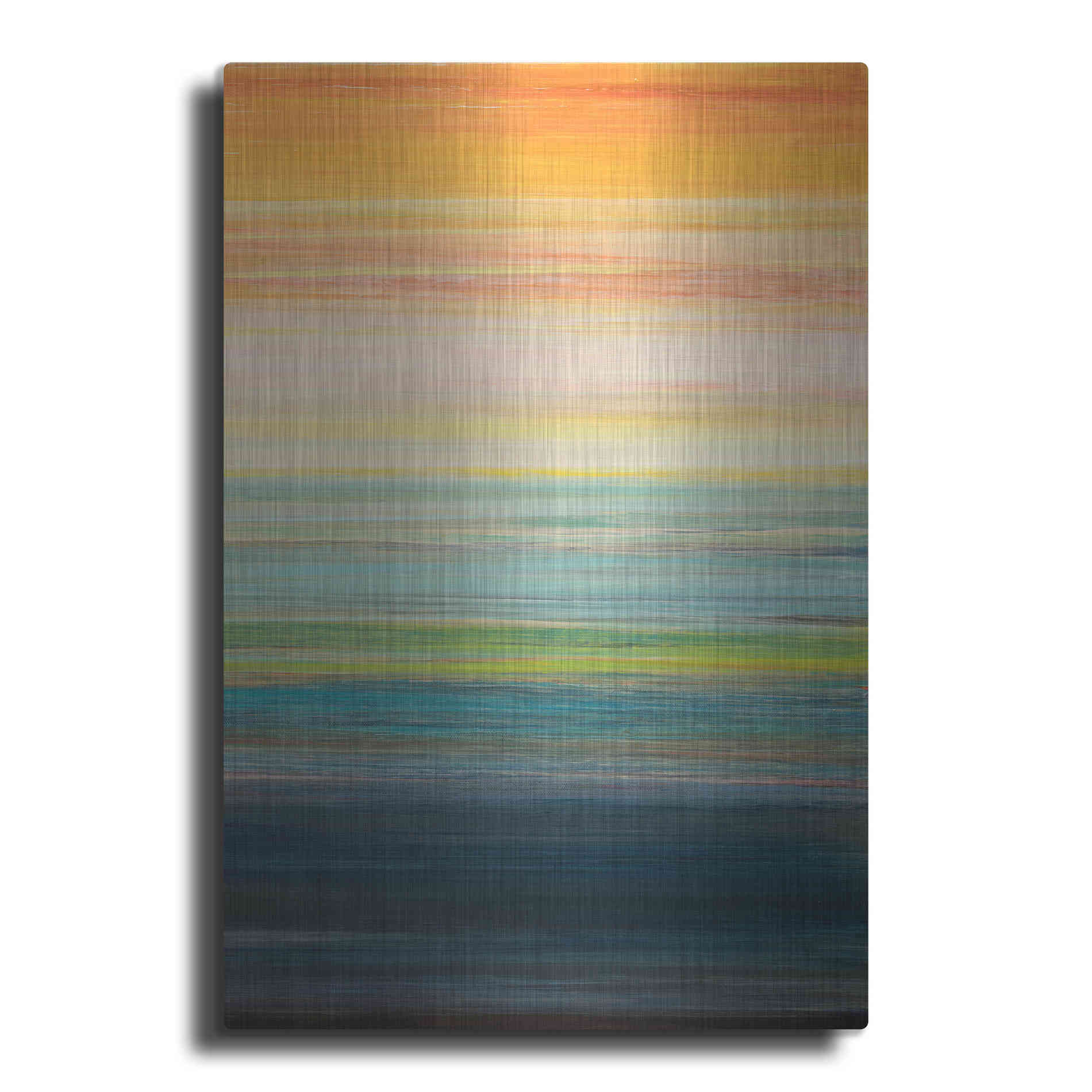 Luxe Metal Art 'The Magic Hour II' by Jodi Fuchs, Metal Wall Art