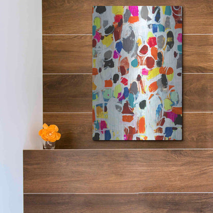 Luxe Metal Art 'Celebration I' by Jodi Fuchs, Metal Wall Art,12x16