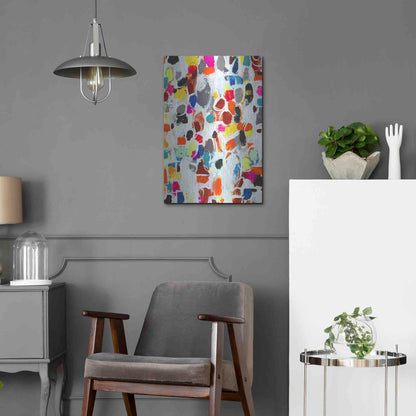 Luxe Metal Art 'Celebration I' by Jodi Fuchs, Metal Wall Art,16x24