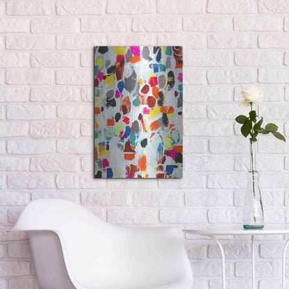 Luxe Metal Art 'Celebration I' by Jodi Fuchs, Metal Wall Art,16x24