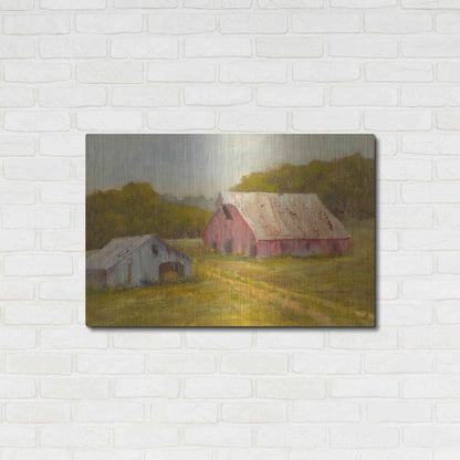 Luxe Metal Art 'Country Barns' by Marilyn Wendling, Metal Wall Art,36x24