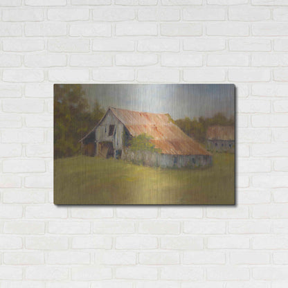 Luxe Metal Art 'Tin Roof' by Marilyn Wendling, Metal Wall Art,36x24