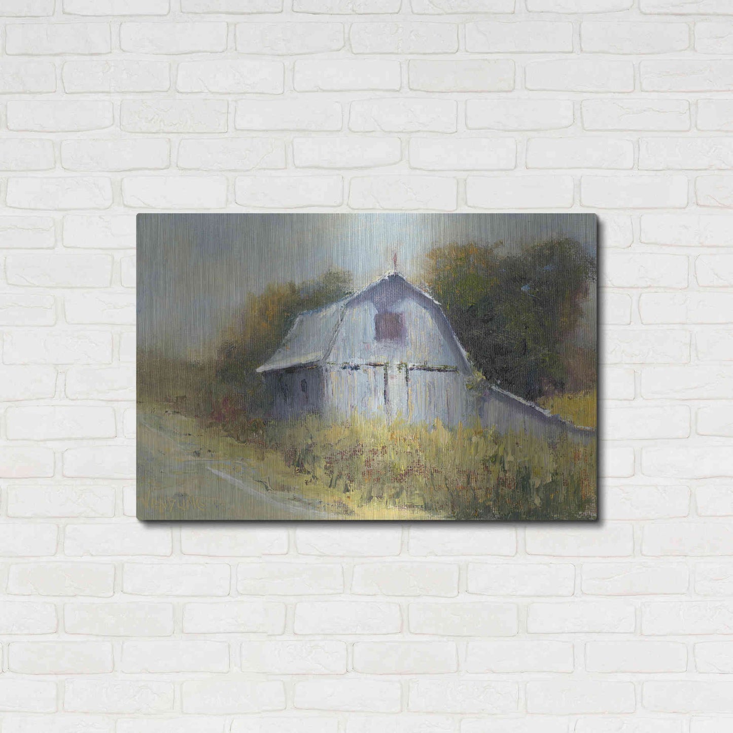 Luxe Metal Art 'Change of Seasons II' by Marilyn Wendling, Metal Wall Art,36x24